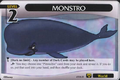 A Level 2 Monstro Card in Kingdom Hearts Trading Card Game.
