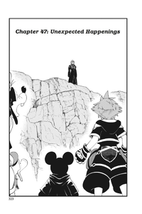 Chapter 47 - Unexpected Happenings (Front) KHII Manga.png