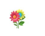 Flower Sticker (Aqua)3.png