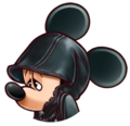 Mickey in black coat's sprite when he is in critical condition.