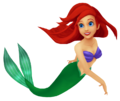 Ariel in Kingdom Hearts.