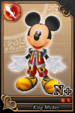 King Mickey card (card 84) from Kingdom Hearts χ