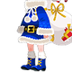 Female Holiday Night Santa set
