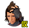 Terra's unused battle sprite when he has low health.