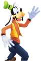 A render of Goofy in his classic outfit from Kingdom Hearts Melody of Memory.
