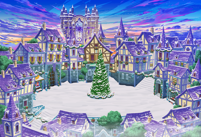 File:Daybreak Town - Fountain Square (Christmas) 01 KHX.png