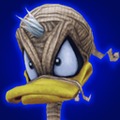Donald's Halloween Town journal portrait in the HD version of Kingdom Hearts Re:Chain of Memories.