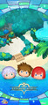Mobile wallpaper released through LINE for the Kingdom Hearts: Battle with Rivals event.