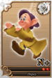 Dopey card (card 212) from Kingdom Hearts χ