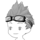 KH II Cid Style hairstyle