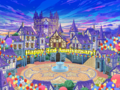 Daybreak Town during the third Anniversary of Kingdom Hearts χ