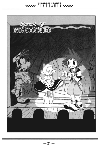 File:Episode 27 - Pinocchio (Front) KH Manga.png