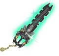 The fifth and final upgrade of the Fenrir Keyblade