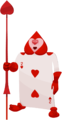 A Two of Hearts Playing Card in Kingdom Hearts χ.