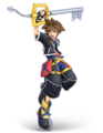 Sora in his Kingdom Hearts II outfit in Super Smash Bros. Ultimate.