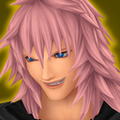 Marluxia's first Attack Card portrait in the HD version of Kingdom Hearts Re:Chain of Memories.