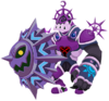 The Reverse Defender (リバースディフェンダー, Ribāsu Difendā?) Heartless that was introduced in a Critical quest event in January 2018.