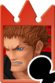 Lexaeus's first Attack Card in Kingdom Hearts Re:Chain of Memories.