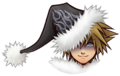Sora's normal Wisdom Form sprite when visiting Christmas Town.