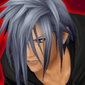 Zexion's Magic Card portrait in the HD version of Kingdom Hearts Re:Chain of Memories.