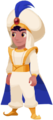 Aladdin, disguised as Prince Ali Ababwa, in Kingdom Hearts Union χ[Cross].