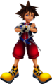 Sora in Kingdom Hearts.