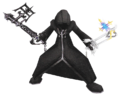 Data-Roxas in Kingdom Hearts Re:coded.