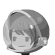 the Gummiship Helmet R (Rグミシップメット, R Gumishippu metto?) hairstyle, female version