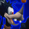 Goofy's Halloween Town journal portrait in the HD version of Kingdom Hearts Re:Chain of Memories.