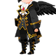 Male Halloween Crow set