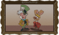 The Mad Hatter's and March Hare's portrait in Kingdom Hearts.