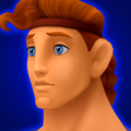Hercules's journal portrait in the HD version of Kingdom Hearts Re:Chain of Memories.