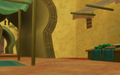 A background sprite of one of the areas in Agrabah