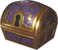 A large chest as it appears in Twilight Town, Realm of Darkness, The Final World, and Scala ad Caelum