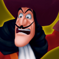 Captain Hook's journal portrait in the HD version of Kingdom Hearts Re:Chain of Memories.