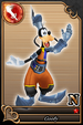 Goofy card 71 from Kingdom Hearts χ