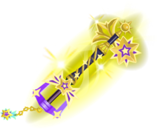 The final upgrade of the Starlight (スターライト?) Keyblade.