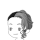 Female Cruella de Vil Style hairstyle
