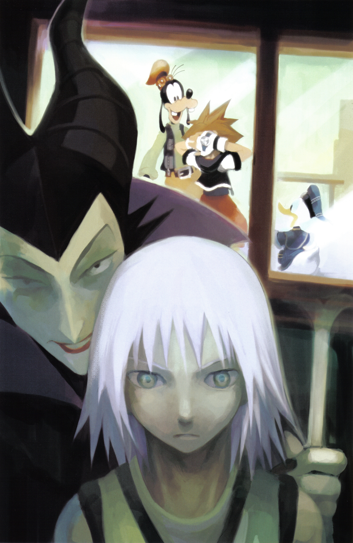 File:Riku and Maleficent KH Novel.png - Kingdom Hearts Wiki, the ...
