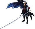 Sephiroth's Dissidia 012 DLC costume based on his appearance in Kingdom Hearts.