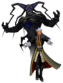 Ansem's first form in Kingdom Hearts 3D: Dream Drop Distance, later re-used in Kingdom Hearts HD 1.5 ReMIX.