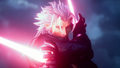 Xemnas wielding his Ethereal Blades in the opening scene.