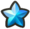 Cyan star icon