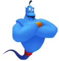 Genie Genie joins the party after sealing Agrabah's Keyhole.
