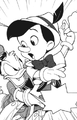 Pinocchio in the Kingdom Hearts manga.