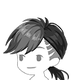 Jafar Style hairstyle (same for male/female)