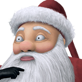 Santa Claus's journal portrait in Kingdom Hearts HD 2.5 ReMIX.