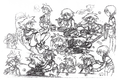Sora, Riku, and Kairi (Concept Art 2).png