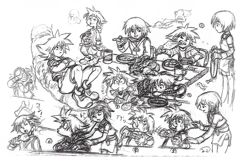 File:Sora, Riku, and Kairi (Concept Art 2).png
