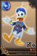Donald Duck card (card 52) from Kingdom Hearts χ